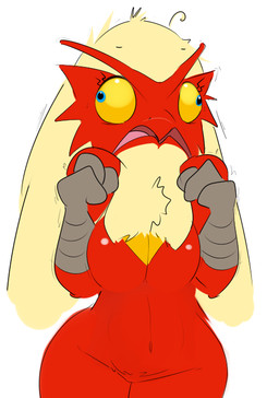 anthro avian bird blaziken blonde_hair blue_eyes breasts chicken derp elpatrixf eyelashes female hair long_hair messy_hair navel nintendo nipples nude open_mouth plain_background pokémon red_feathers solo video_games what wide_hips yellow_sclera
Rating: Questionable
Score: 17
User: DeltaFlame
Date: February 13, 2015 anthro avian bird blaziken blonde_hair blue_eyes breasts chicken derp elpatrixf eyelashes female hair long_hair messy_hair navel nintendo nipples nude open_mouth plain_background pokémon red_feathers solo video_games what wide_hips yellow_sclera
Rating: Questionable
Score: 17
User: DeltaFlame
Date: February 13, 2015