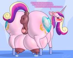 anatomically_correct animal_genitalia animal_pussy anus areola belly belly_expansion big_anus big_areola big_belly big_butt big_clitoris big_nipples big_teats blush blushing_profusely bodily_fluids body_blush both_cutie_marks butt butt_blush butt_expansion butt_focus clitoral_winking clitoris clothing dark_areola dark_nipples darkened_genitalia dock_(anatomy) ear_blush equine_genitalia equine_pussy expansion female feral footwear genital_fluids genitals high_heels horn huge_anus huge_areola huge_butt huge_clitoris huge_nipples huge_teats hyper hyper_anus hyper_areola hyper_butt hyper_clitoris hyper_genitalia hyper_teats lactating leaking_milk montgomery_glands nipples plump_labia puffy_anus puffy_areola puffy_nipples pussy rear_view shoes solo tail teat_blush teat_expansion teat_squish teats text vaginal_fluids wings cdrspark friendship_is_magic hasbro my_little_pony mythology princess_cadance_(mlp) equid equine horse mammal mythological_creature mythological_equine pony winged_unicorn 2025 5:4 absurd_res english_text hi_res