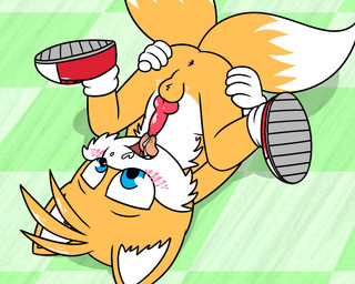 animal_genitalia animal_penis anthro anus autofellatio balls blush bodily_fluids canine_genitalia canine_penis clothing cum cum_in_mouth cum_inside fellatio footwear fur genital_fluids genitals gloves handwear knot knotted_penis male masturbation oral oral_masturbation penile penile_masturbation penis sex shoes solo young young_anthro young_male pokefound sega sonic_the_hedgehog_(series) miles_prower canid canine canis fox mammal 5:4 hi_res