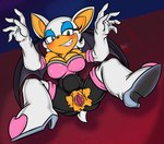 anthro big_breasts breasts clothed clothing female gaping gaping_pussy genitals grin looking_at_viewer lying on_back on_model partially_clothed pussy smile solo spread_legs spreading torn_clothing armiv sega sonic_the_hedgehog_(series) rouge_the_bat bat mammal 2020 absurd_res hi_res signature