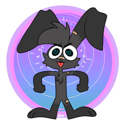 anthro band-aid band-aid_on_face band-aid_on_nose bandage bandage_on_face bandage_on_nose black_body black_fur cheek_tuft chest_tuft chibi facial_tuft fur grey_body grey_fur heart_eyes heart_symbol male multicolored_body multicolored_fur open_mouth open_smile simple_background smile solo tuft two_tone_body two_tone_fur wide_eyed xing1 nick_(xing1) lagomorph leporid mammal rabbit 1:1 absurd_res hi_res