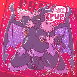 anthro balls big_balls dialogue flaccid foreskin genitals glans huge_balls leash male nipple_piercing nipple_ring nipples overweight overweight_male penis piercing pubes ring_piercing solo text unretracted_foreskin urethra naudiz_(artist) mythology dragon mythological_creature mythological_scalie scalie 1:1 english_text