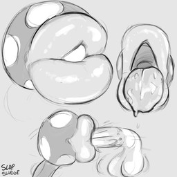 balls big_tongue bodily_fluids disembodied_penis duo eyeless fellatio genitals huge_lips lips male open_mouth oral oral_penetration penetration penile penis plant saliva saliva_on_penis saliva_on_tongue sex thick_lips tongue slopsludge mario_bros nintendo elemental_creature flora_fauna mouth_creature piranha_plant 1:1 2025 digital_drawing_(artwork) digital_media_(artwork) english_description hi_res monochrome