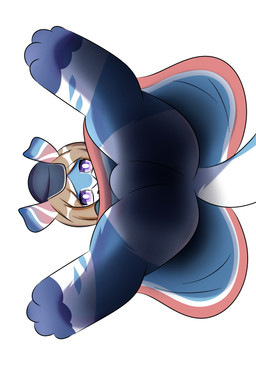 anthro blue_body blue_eyes blue_fur bottom_view butt clothed clothing digitigrade featureless_crotch female fur hair looking_at_viewer looking_down looking_down_at_viewer low-angle_view multicolored_body multicolored_fur no_underwear null sitting solo spread_legs spreading tail tail_under_skirt upskirt white_body white_fur worm's-eye_view shiningcanc genshin_impact mihoyo aeval_(genshin_impact) melusine_(genshin_impact) hi_res