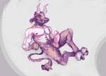 anthro balls ear_piercing ear_ring erection fur genitals hooves horn humanoid_genitalia humanoid_penis male nipples nude penis piercing ring_piercing solo plumfoam european_mythology greek_mythology horns_and_hooves mythology bovid bovine mammal minotaur