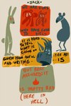 ambiguous_gender anthro blue_body blue_fur fire fur green_body green_fur group parody red_eyes text astronautilus jack_(webcomic) lagomorph leporid mammal mouse murid murine rabbit rodent unknown_species 2007 comic digital_media_(artwork)