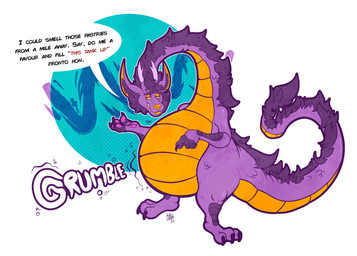 anthro belly big_belly fur gesture hair hand_gesture horn hungry long_neck long_tail male onomatopoeia overweight overweight_male pear-shaped_figure pointing pointing_at_belly pointing_at_self purple_body rumbling_stomach scales simple_background smile solo sound_effects speech_bubble tail text tuft wide_hips yellow_eyes awoogasm asian_mythology east_asian_mythology mythology akira_(awoogasm) dragon eastern_dragon mythological_creature mythological_scalie scalie 2022 absurd_res digital_media_(artwork) english_text hi_res