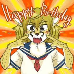 :3 :d anthro asian_clothing biped black_eyes black_nose blonde_hair blush clothing countershade_arms countershade_face countershade_hands countershading cute_fangs east_asian_clothing fangs female female_anthro fur gesture hair hair_between_eyes hand_gesture humanoid_hands japanese_clothing japanese_school_uniform kemono light_body light_inner_ear looking_at_viewer markings medium_hair open_mouth open_smile pointing pointing_at_self school_uniform serafuku short_sleeves smile smiling_at_viewer solo spots spotted_body spotted_ears spotted_face spotted_fur teeth topwear uniform white_body white_clothing white_countershading white_fur white_inner_ear white_topwear yellow_body yellow_fur kazuhiro hitohira_onsa cheetah felid feline mammal 1:1 2022 digital_media_(artwork) half-length_portrait portrait