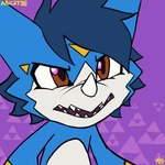 angry hair male teeth aricat98 bandai_namco digimon mythology fan_character yami_the_veemon digimon_(species) dragon fanmon mythological_creature mythological_scalie reptile scalie veemon 1:1 animated icon short_playtime