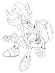 anthro clothing duo fellatio footwear forced genitals gun gunpoint hand_on_head intraspecies male male/male oral penile penis questionable_consent ranged_weapon rape sex shoes weapon squirrelseatbirds sega sonic_the_hedgehog_(series) shadow_the_hedgehog sonic_the_hedgehog eulipotyphlan hedgehog mammal monochrome