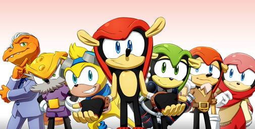 blue_eyes clothed clothing eyelashes eyewear facial_hair family female fur glasses gloves green_eyes group handwear male mustache orange_body shirt smile suit topwear yellow_body yellow_fur joeadok archie_comics fleetway_comics sega sonic_the_comic sonic_the_hedgehog_(archie) sonic_the_hedgehog_(comics) sonic_the_hedgehog_(series) archie's_mighty_father archie's_mighty_mother blockhead_bill matilda_the_armadillo mighty_the_armadillo ray_the_flying_squirrel society_max armadillo dinosaur flying_squirrel mammal prehistoric_species reptile rodent scalie sciurid xenarthran