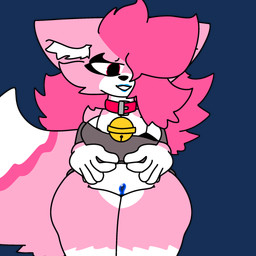 anthro bell bell_collar bra clitoris clothed clothing clothing_lift collar female fingers fluffy_ears genitals hair half-closed_eyes kimberly_(souljulius31uwu) lipstick long_hair makeup narrowed_eyes presenting smile smiling_at_viewer solo thick_thighs underwear vulva wide_hips souljulius31uwu domestic_cat felid feline felis mammal 1:1 alpha_channel hi_res