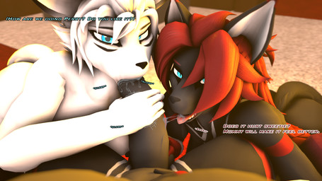 5_fingers anthro anthro_pov big_penis blue_eyes bodily_fluids breasts butt dialogue dominant dominant_female erection fellatio female fingers first_person_view fluffy fluffy_tail fur genitals grey_body grey_fur group group_sex hair holding_penis inside licking long_hair long_tail male male/female male_pov mature_anthro mature_female multicolored_body multicolored_fur nude nude_anthro nude_female nude_male oral orgasm_face penile penis penis_lick red_body red_fur red_hair saliva saliva_on_penis saliva_string sex short_hair sweat sweaty_breasts tail text threesome tongue tongue_out trio white_body white_fur white_hair atoastedorange warfaremachine_(modeler) maxine_(domibun) morrigan_valentine paradox_valentine canid canine fox mammal 16:9 2025 3d_(artwork) digital_media_(artwork) english_text hi_res source_filmmaker_(artwork) widescreen incest_(lore) mother_(lore) mother_and_child_(lore) mother_and_son_(lore) parent_(lore) parent_and_child_(lore) parent_and_son_(lore) son_(lore)