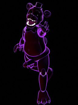 3_toes 4_fingers anthro balls black_background black_body bow_tie claws clothing erection fangs feet fingers genitals glowing glowing_body glowing_eyes glowing_teeth hat headgear headwear humanoid_genitalia humanoid_penis looking_at_viewer machine male pawpads penis purple_body purple_tongue scut_tail sharp_teeth short_tail simple_background slightly_chubby slightly_chubby_anthro slightly_chubby_male solo tail teeth toes tongue top_hat jizzyfox jizzyfox_(modeler) five_nights_at_freddy's scottgames shadow_freddy_(fnaf) animatronic bear ghost mammal robot robot_anthro spirit 3d_(artwork) digital_media_(artwork) full-length_portrait portrait
