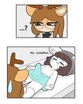 2022 absurd_res anthro bodily_fluids chinchilla chinchillid comic crying deer doctor dr._jessica_(tonytoran) duo erection erection_under_towel female hi_res male male/female mammal rodent tears tony_(tonytoran) tonytoran towel towel_only unwanted_erection