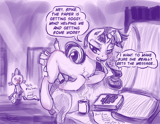 anatomically_correct blood book buttercup_saiyan coffee dragon english_text equine erection female feral friendship_is_magic hemipenes horn horse letters male multi_cock my_little_pony nosebleed penis pony scalie spike_(mlp) text tumblr twilight_sparkle_(mlp) unicorn
Rating: Explicit
Score: 10
User: Spiké
Date: November 24, 2011