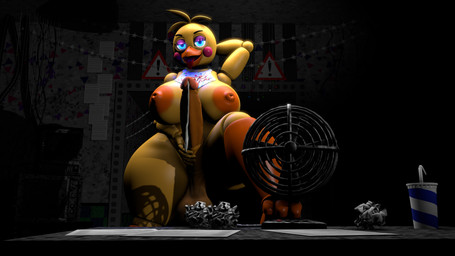 anthro areola balls beak bib big_balls big_breasts big_penis bodily_fluids breasts clothing crossgender cum curvy_figure erection ftg_crossgender fti_crossgender genital_fluids genitals glowing glowing_eyes gynomorph huge_balls huge_breasts huge_penis hyper hyper_balls hyper_genitalia hyper_penis intersex looking_at_viewer machine masturbation nipples non-mammal_balls non-mammal_breasts overweight overweight_anthro overweight_gynomorph overweight_intersex penile penile_masturbation penis solo thick_thighs tongue tongue_out wide_hips twintailssfm mipsmiyu_(modeler) five_nights_at_freddy's five_nights_at_freddy's_2 scottgames runaboo_chica toy_chica_(fnaf) animatronic avian bird chicken galliform phasianid robot 16:9 3d_(artwork) 4k absurd_res digital_media_(artwork) hi_res source_filmmaker_(artwork) widescreen