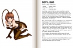 blush female monster_girl_(genre) solo text the_more_you_know kenkou_cross third-party_edit monster_girl_profile animal_humanoid arthropod arthropod_humanoid devil_bug humanoid insect insect_humanoid monster 3:2 english_text hard_translated translated translation_edit