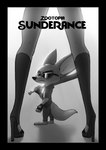 2021 ambiguous_gender anthro barefoot baseball_bat bat_(object) biped black_border border canid canine clothed clothing disney duo english_text eyewear feet fennec_fox fingerless_gloves finnick_(zootopia) footwear fox foxxj furgonomics gloves grey_background handwear head_tuft hi_res high_heels holding_object inner_ear_fluff knee_highs knee_socks legwear looking_at_viewer male mammal monochrome simple_background size_difference socks solo_focus standing sunglasses tail tail_clothing text toeless_footwear toeless_socks true_fox tuft zootopia