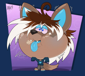 air_inflation anthro barefoot big_head blue_clothing blue_eyes blue_inner_ear blue_tongue blue_topwear bottomwear brown_body clothed clothed_anthro clothing cloud_emanata dipstick_tail drugs emanata eyelashes feet fully_clothed fully_clothed_anthro grey_bottomwear grey_clothing hair head_inflation huge_head hyper hyper_head inflation markings multicolored_hair pointy_ears shadow solo star_on_cheek star_on_clothing stoned substance_intoxication tail tail_markings tongue tongue_out topwear trinitylight rei_moonwuff 2024 alpha_channel hi_res nonbinary_(lore)