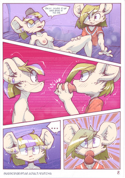 animal_dildo animal_sex_toy anthro canine_dildo dialogue dildo dildo_in_mouth duo ear_piercing female fur genitals hair knot knotted_dildo male male/female male_penetrated nipples nude open_mouth oral oral_penetration penetration piercing sex_toy sex_toy_in_mouth sex_toy_insertion simple_background smile speech_bubble sucking_dildo text vulva ratcha iris_(ratcha) skye_(ratcha) mammal mouse murid murine rodent comic english_text hi_res multiple_scenes brother_(lore) brother_and_sister_(lore) incest_(lore) sibling_(lore) sister_(lore) twins_(lore)