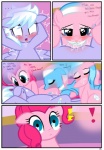 absurd_res ahegao aloe_(mlp) blush bodily_fluids cloud_chaser_(mlp) comic cunnilingus dialogue earth_pony ellipsis english_text equid equine feathered_wings feathers female female/female feral friendship_is_magic genital_fluids genitals group hasbro hi_res horse indirect_incest_(lore) looking_pleasured lotus_(mlp) mammal my_little_pony mythological_creature mythological_equine mythology oral pegasus pinkie_pie_(mlp) pony pussy pyruvate sex spasm talking_feral tears text tongue vaginal vaginal_fluids wings