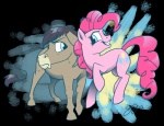 blue_eyes cutie_mark duo female feral frown male quadruped simple_background smile tail transparent_background probablyfakeblonde friendship_is_magic hasbro my_little_pony cranky_doodle_donkey_(mlp) pinkie_pie_(mlp) asinus donkey earth_pony equid equine horse mammal pony alpha_channel