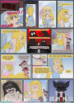 anthro asylum bdsm bondage bound brush clothing dialogue female horn hospital medical nightgown restraints smoking solo straitjacket text toothbrush the_padded_room mythology esmeralda_kingsley ludivine_laminelle bat canid canine equid equine mammal mythological_creature mythological_equine procyonid raccoon unicorn absurd_res comic english_text hi_res