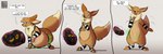 abdominal_bulge ambiguous_gender anthro bodily_fluids collar collar_only cutaway dialogue digestion_noises inside_stomach nervous nude oral_vore shrinking simple_background size_transformation stomach_acid text transformation vore slimyjaws nintendo pokemon eevee eeveelution generation_1_pokemon generation_2_pokemon pokemon_(species) umbreon absurd_res english_text hi_res sequence