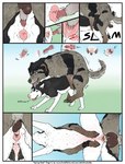 animal_genitalia animal_penis animal_pussy backsack balls black_body black_fur border canine_genitalia canine_penis canine_pussy countershade_fur countershade_tail countershading duo erection female female_penetrated feral feral_on_feral feral_penetrated feral_penetrating feral_penetrating_feral floppy_ears fur genitals intraspecies knot knotting male male/female male_penetrating male_penetrating_female penetration penile penile_penetration penis penis_in_pussy pussy quadruped sex sheath tail text tongue tongue_out vaginal vaginal_knotting vaginal_penetration white_border sketchy_shelby logan_(sketchy_shelby) shelby_(sketchy_shelby) canid canine canis domestic_dog husky mammal nordic_sled_dog spitz absurd_res comic english_text hi_res