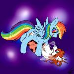 2012 animal_genitalia balls big_balls blue_fur brown_hair cock_vore cum cutie_mark dickgirl duo equine feral friendship_is_magic fur hair horse horsecock intersex mammal multi-colored_hair my_little_pony pegasus penis pony rainbow_dash_(mlp) rainbow_hair shikaro standing urethral urethral_penetration vorarephilia vore white_fur wings
Rating: Explicit
Score: 1
User: lemongrab
Date: September 21, 2013