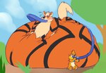 belly big_belly duo feral forced forced_inflation hose hose_in_mouth hose_inflation huge_belly hyper hyper_belly hyper_inflation inflation liquid_inflation male male/male water water_inflation executivefailure nintendo pokemon arcanine buizel generation_1_pokemon generation_4_pokemon pokemon_(species)