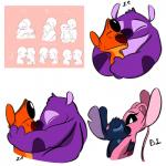 3_fingers 4_fingers antennae_(anatomy) arm_markings back_markings black_eyes blue_body blue_fur blue_nose claws expression_meme eyebrows eyes_closed fingers fur group head_tuft hug markings notched_ear orange_body pink_body pupils purple_body purple_fur purple_nose raised_inner_eyebrows red_nose simple_background smile tuft white_background white_pupils ryuko_rose disney lilo_and_stitch angel_(lilo_and_stitch) heat_(lilo_and_stitch) kixx_(lilo_and_stitch) stitch_(lilo_and_stitch) alien experiment_(lilo_and_stitch) 1:1 2019 hi_res meme