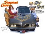 anthro bent_over big_breasts breasts brown_eyes bulge cleavage clothed clothing duo f-body female georgia_state_flag green_eyes hooves huge_breasts hyper hyper_breasts looking_at_viewer male muscle_car pose text thick_thighs wide_hips gideon general_motors pontiac pontiac_firebird juggs_(gideon) shine_(gideon) deer domestic_cat felid feline felis mammal procyonid raccoon digital_media_(artwork) english_text