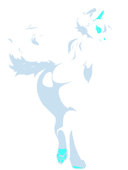 anthro big_butt blue_eyes butt female fluffy fluffy_tail fur negative_space nude nude_anthro pawpads rear_view shadow solo tail white_body white_fur mangodaiz arctic_fox canid canine fox mammal true_fox 3:4 absurd_res blue_and_white hi_res monochrome restricted_palette