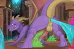 2014 anal anal_penetration balls big_penis butt cave claws crystal dragon dreiker erection feral horn inside looking_at_viewer male masturbation nude open_mouth penetration penis precum purple_dragon purple_eyes scalie solo spyro spyro_the_dragon standing video_games wings
Rating: Explicit
Score: 40
User: JackalDarkfox
Date: February 01, 2014