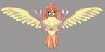 animal_genitalia avian_butt butt cloaca feathered_wings feathers female feral genitals lying on_back open_mouth presenting presenting_cloaca solo wings bode_fuceta nintendo pokemon avian bird generation_1_pokemon pidgeotto pokemon_(species) 2:1