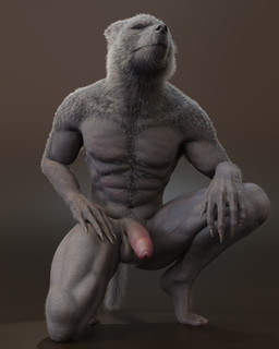 5_toes abs anthro balls biceps erection feet fingers foreskin fur genitals grey_body humanoid_feet humanoid_genitalia humanoid_penis male muscular muscular_anthro muscular_male narrowed_eyes nude partially_retracted_foreskin pecs penis plantigrade realistic_fur simple_background solo tail toes no-name-no-problem elden_ring fromsoftware blaidd_(elden_ring) canid canine canis mammal wolf 3d_(artwork) 4:5 digital_media_(artwork) hi_res