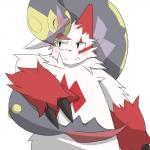 black_nose blush bof3323 claws fur fur_markings hi_res nintendo plain_background pokémon seviper video_games white_background white_fur zangoose
Rating: Safe
Score: 4
User: terminal11
Date: April 10, 2014