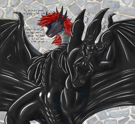 anthro aroused balls bdsm big_balls big_bulge big_knot big_penis big_tail bodysuit bulge butt clothed clothing detailed_bulge dialogue duo erection extreme_size_difference face_imprint feet feral foot_fetish genitals glistening glistening_body grin hand_imprint hand_on_penis head_imprint heart_symbol horn huge_balls huge_bulge huge_knot huge_penis hyper immobilization imprint inside_clothing knot latex latex_bondage latex_clothing latex_skinsuit looking_at_viewer looking_down looking_pleasured lying macro macro_feral male male/male masturbation micro micro_anthro muffled muffled_moaning muffled_sounds muffled_speech on_back paw_imprint paws penis prey_imprint raised_leg raised_paw revealing_outfit seductive size_difference skimpy skinsuit skintight_suit smile smirk spread_legs spread_wings spreading squirming stroking_penis tail talking_to_another talking_to_partner talking_to_prey tenting text tight_bulges tight_clothing trapped trapped_in_clothing trapped_in_footwear trapped_in_sock trapped_in_underwear underfoot underpaw wings conditional_dnp flameyverdantfire samagthrav2 mythology rasca_zobeon_(rasca_zobeon) treb_(trebortron3) dragon lagomorph leporid mammal mythological_creature mythological_scalie rabbit scalie absurd_res english_text hi_res