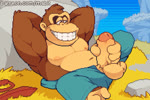 anthro autofootjob balls barazoku blush bodily_fluids bottomwear brown_body clothing cum cum_on_balls cum_on_belly cum_on_body cum_on_chest cum_on_face cum_on_own_face cum_on_penis cum_on_self cumshot ejaculation erection feet foot_fetish foot_play footjob foreskin fur genital_fluids genitals humanoid_genitalia humanoid_penis lying male masturbation muscular muscular_male necktie nipples nude open_mouth orgasm outside pants pecs penile penile_masturbation penis prehensile_feet prehensile_footjob sex smile solo sound_effects suspenders toes tongue conditional_dnp mabit donkey_kong_(series) nintendo donkey_kong_(character) ape gorilla haplorhine mammal primate 2025 animated digital_media_(artwork) pixel_(artwork) pixel_animation sound webm