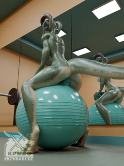 anthro anthro_penetrated anus ball breasts butt claws dildo dildo_in_vagina dildo_insertion exercise_ball exercise_ball_dildo female female_penetrated genitals green_body green_eyes gym horn masturbation mirror moan nipples nude on_bottom on_top penetration sex_toy sex_toy_in_vagina sex_toy_insertion sitting sitting_on_ball solo sport tail vaginal vaginal_masturbation vaginal_penetration vulva wet kpnbo mythology dragon mythological_creature mythological_scalie scalie 3:4 3d_(artwork) 3d_animation animated digital_media_(artwork) hi_res high_framerate huge_filesize short_playtime sound video