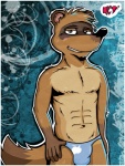 2013 abs animal_crossing anthro black_eyes black_nose black_skin blush brown_fur clothed clothing fur half-dressed happy kcee looking_at_viewer male navel nintendo pecs pink_skin plain_background raccoon smile solo speedo standing swimsuit tanuki teal_background teeth tom_nook_(animal_crossing) topless video_games white_eyes
Rating: Questionable
Score: 2
User: toh
Date: June 26, 2013
