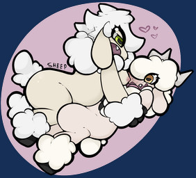 anthro duo female male male/female badsheep gail_(badsheep) bovid caprine domestic_sheep mammal sheep alpha_channel character_request