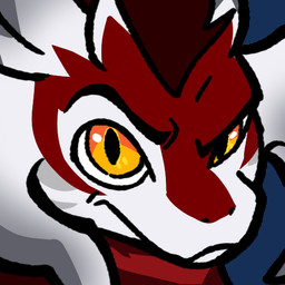 emote eyebrows feral hair horn judging_you male raised_eyebrow red_body red_hair red_scales scales solo squinted_eyes white_body white_scales yellow_eyes blitzdrachin conditional_dnp mythology dragon mythological_creature mythological_scalie scalie low_res