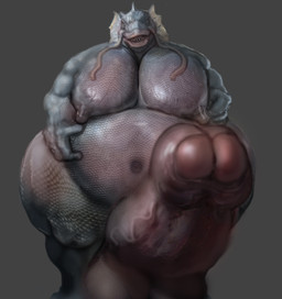 anthro balls belly big_balls big_belly breasts curvy_figure fish_hooking genitals huge_balls hyper hyper_balls hyper_genitalia male moobs muscular muscular_anthro narrowed_eyes nipples obese overweight pecs penis presenting presenting_penis scales seductive slightly_chubby solo vein veiny_penis voluptuous_male hohohonse dc_comics fish_king_(dc) animal_humanoid aquatic aquatic_humanoid fish humanoid scalie absurd_res hi_res