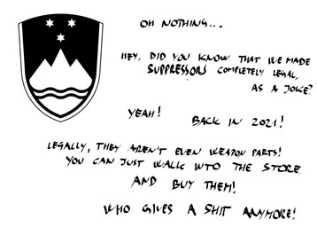 coat_of_arms coat_of_arms_of_the_republic_of_slovenia dialogue profanity slovenia text zero_pictured hladilnik 2025 black_and_white comic english_text hi_res monochrome