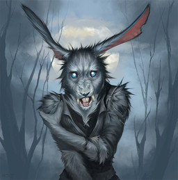 anthro male moon night solo transformation conditional_dnp royz lagomorph leporid mammal rabbit werebunny 2026