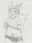 athletic_wear bottomwear bottomwear_pull clothed clothing clothing_lift clothing_pull facial_markings female flashing genitals gym_uniform head_markings looking_at_viewer markings panties pants pants_pull pussy shirt shirt_lift solo topwear underwear uniform infamousrel nintendo pokemon generation_3_pokemon mammal pokemon_(species) zangoose 3:4 hi_res