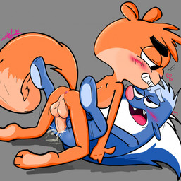 anal anal_penetration anthro anus blush bodily_fluids cum cum_inside duo from_front_position genital_fluids heart_symbol interspecies lying male male/male missionary_position on_back orgasm penetration sex toony mel_04 nelvana scaredy_squirrel dave_(scaredy_squirrel) scaredy_squirrel_(character) mammal mephitid rodent sciurid skunk tree_squirrel hi_res